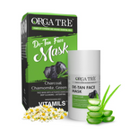 Orgatre Detan Face Mask Stick For Men & Women With Green Tea Chamomile For Tan | Grocsy