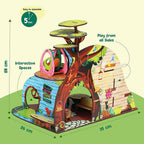 Webby Tree Troopers A Forest Hideout All Side Play Doll House for Kids | Grocsy