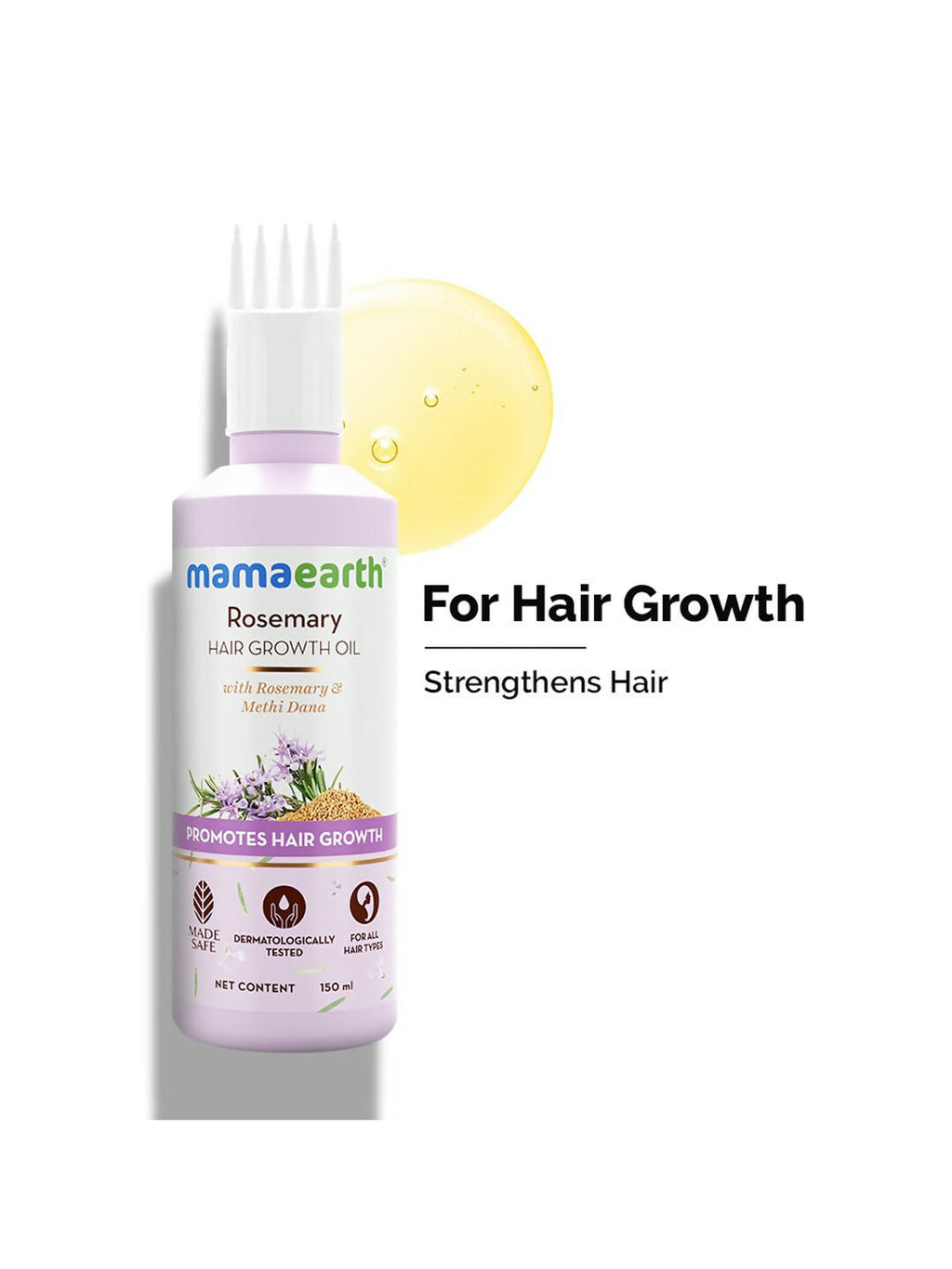 Mamaearth Rosemary Hair Growth Oil & Hair Growth Scalp Serum Combo | Grocsy