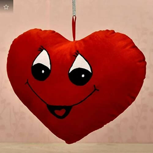 Frantic Cushion Heart_Red Love Eyes Pillow | Grocsy