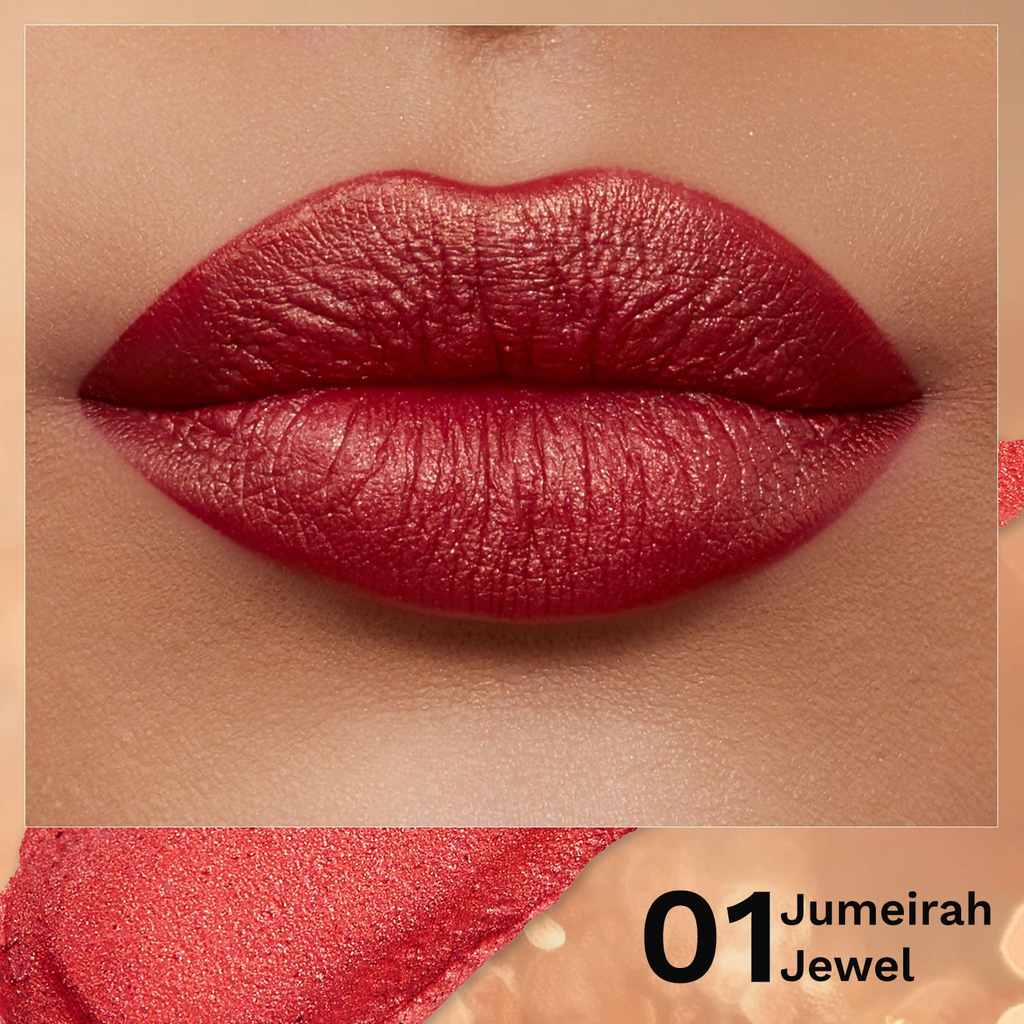 Pilgrim Glitter Lipstick With Matte Finish - Jumeirah Jewel01 | Grocsy