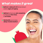 PLIX The Plant Fix Pomegranate Youth Renewal 0.6% Retinol & 0.2% Bakuchi Oil Face Serum | Grocsy