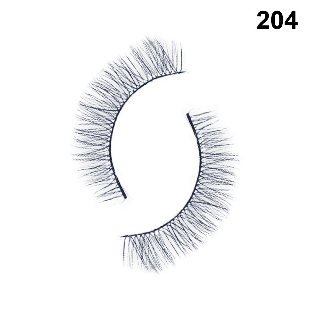Bronson Professional Pair 6D Long & Natural False Eyelashes - 204 | Grocsy