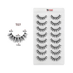 Bronson Professional Eyelash Set 3d False Long And Natural Eye Makeup - T07 | Grocsy