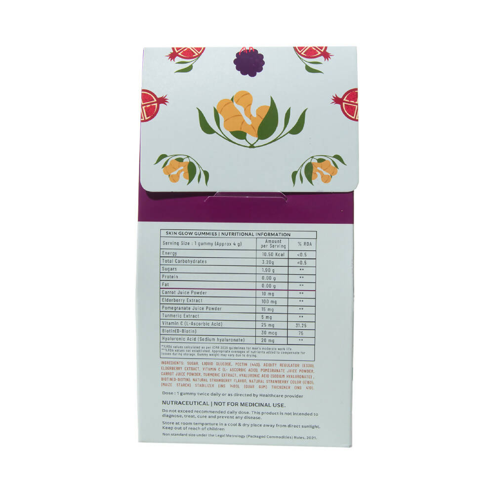 Panchamrit Skin Glow Gummies-Strawberry Flavor | Grocsy