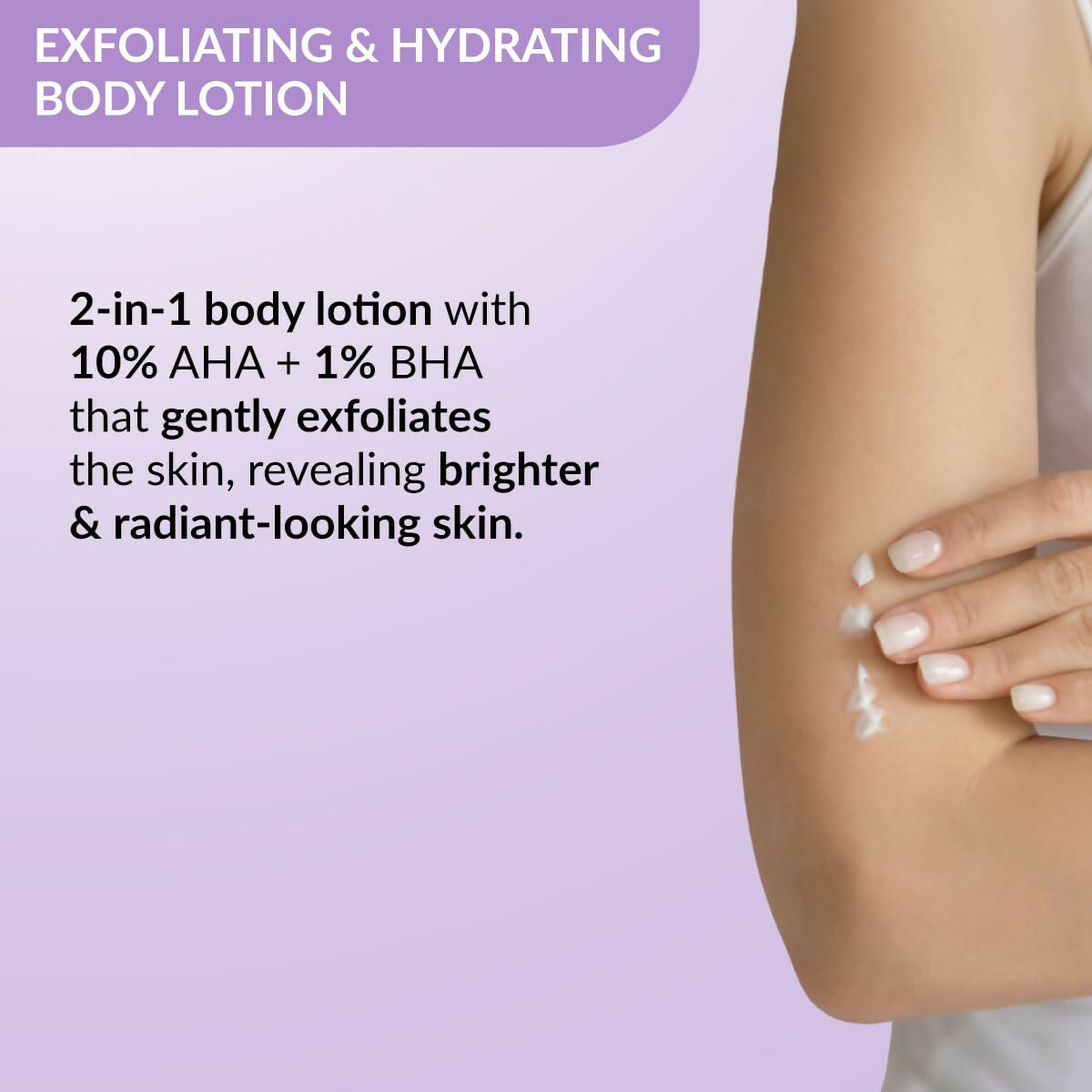 Fixderma Durave 10% AHA + 1% BHA Deep Exfoliating Body Lotion with Lactic & 1% Salicylic Acid | Grocsy