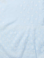 Yufta Women Blue & White Printed Kurta with Palazzo & Dupatta | Grocsy
