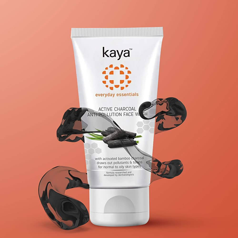 Kaya Activated Charcoal Anti-Pollution Face Wash | Grocsy