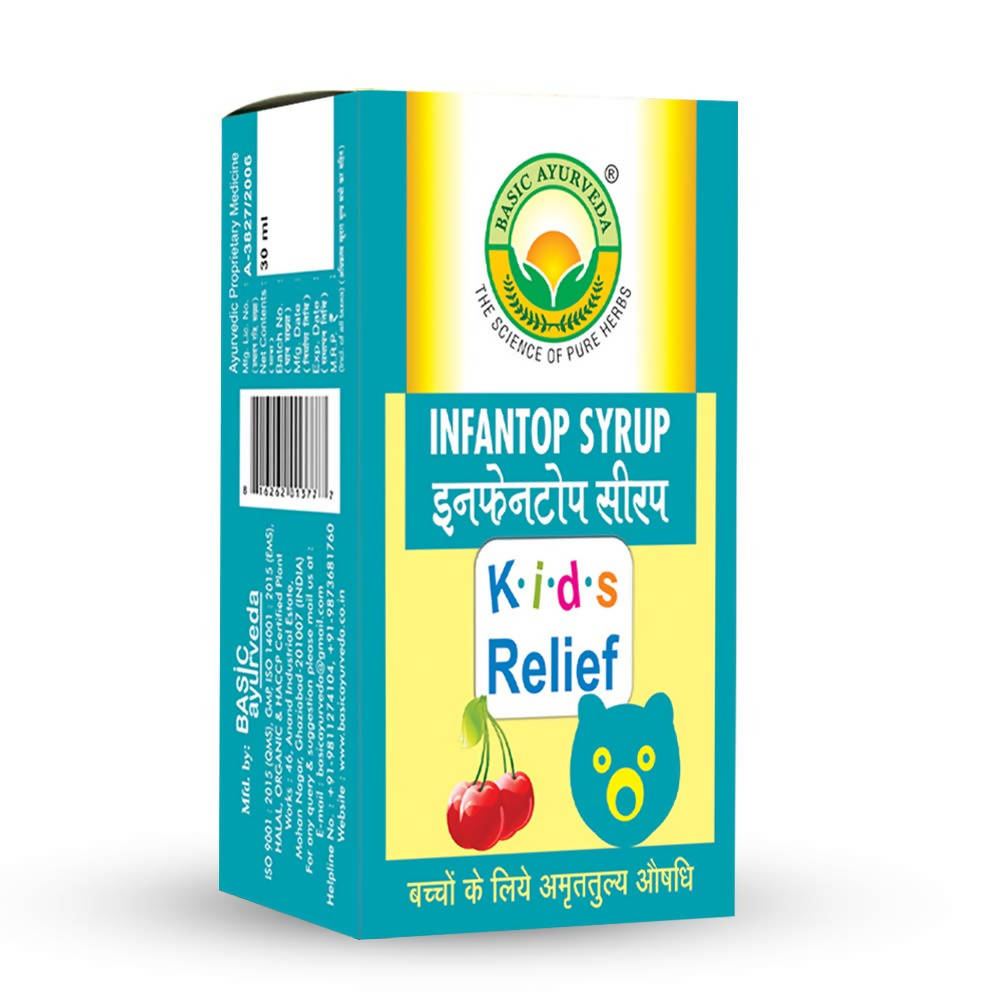 Basic Ayurveda Infantop Syrup Kids Relief | Grocsy