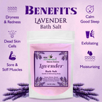 VedicAyurveda Lavender Bath Salt | Grocsy
