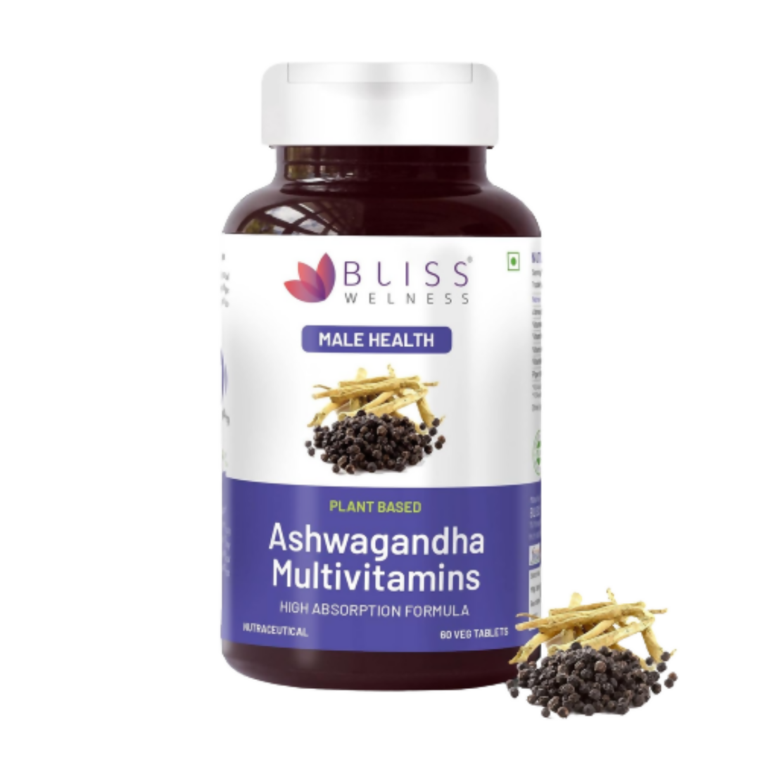 Bliss Welness Ashwagandha Multivitamins Tablets | Grocsy
