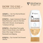 Volamena Cocoa + Almond In-Shower Body Lotion With Shea Butter | Grocsy