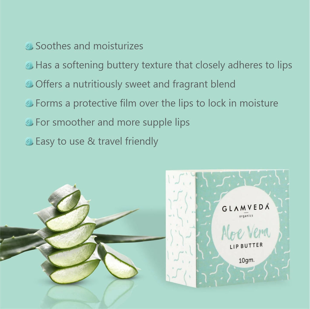 Glamveda Aloe Vera Lip Balm | Grocsy