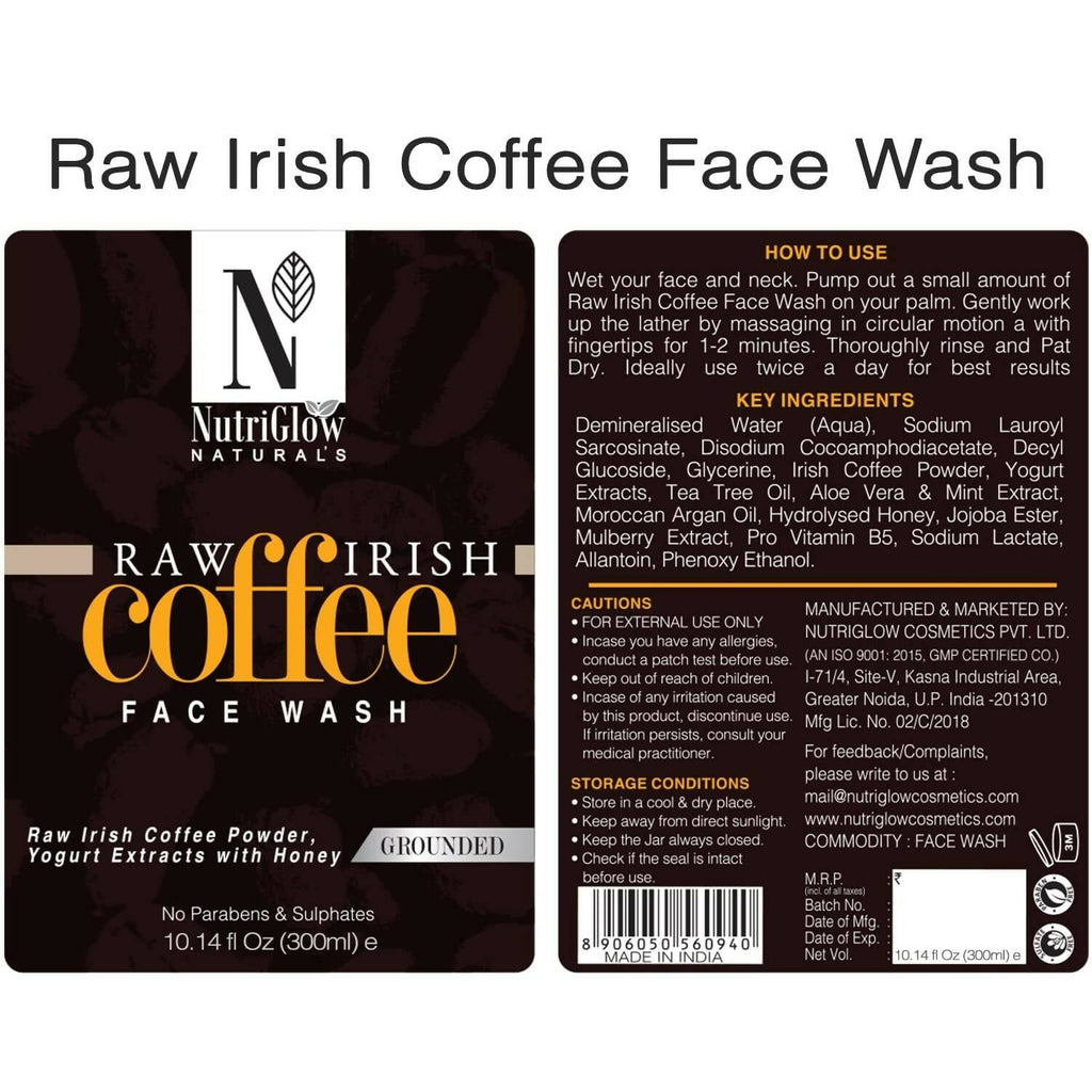 NutriGlow NATURAL's Coffee Face Wash | Grocsy