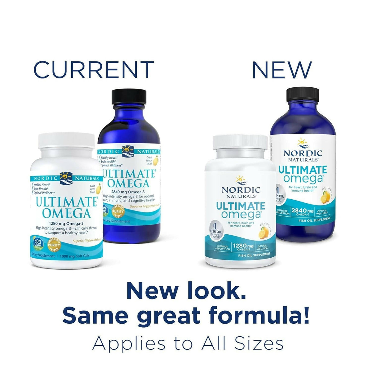 Nordic Naturals Ultimate Omega 3 Fish Oil Liquid - Lemon Flavor | Grocsy