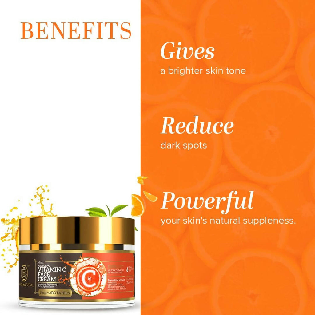 Khadi Natural Vitamin C Face Cream | Grocsy