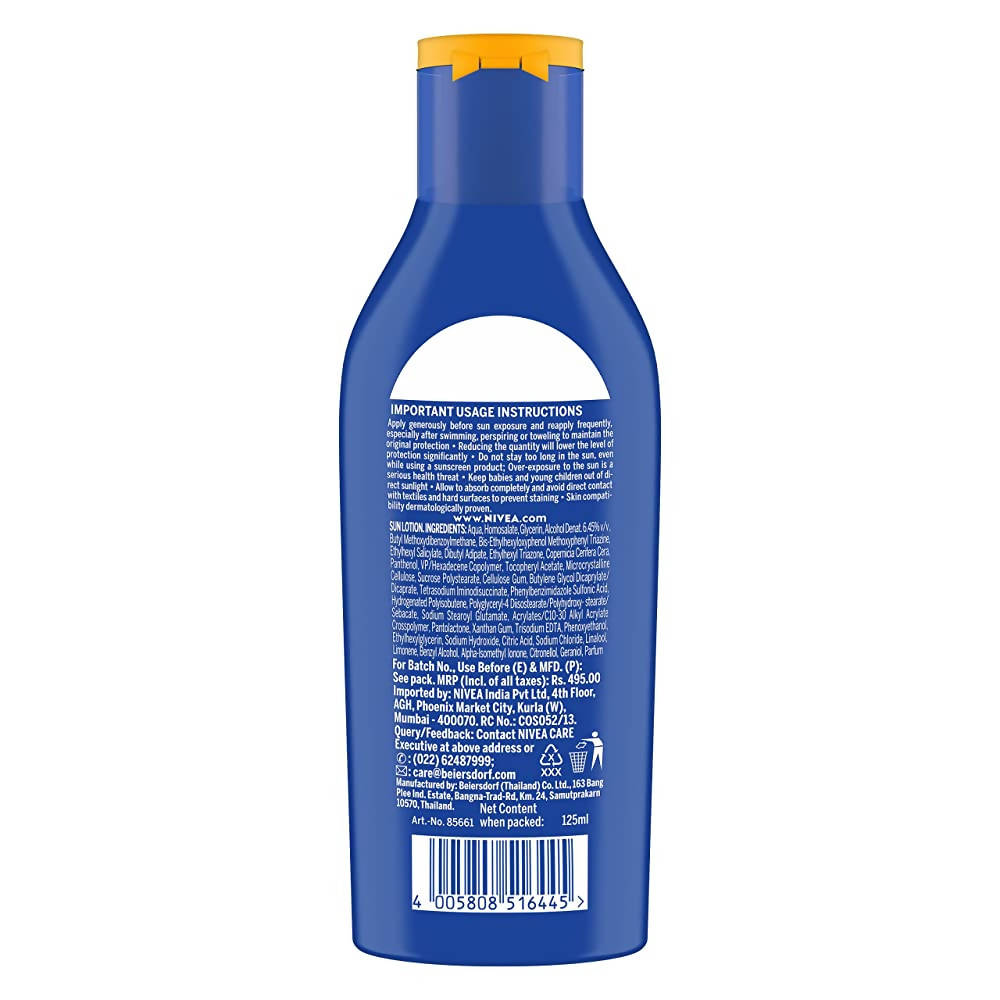 Nivea Protect & Moisture Sun Lotion SPF 50 | Grocsy