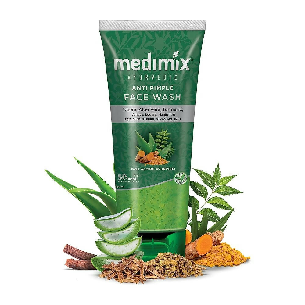 Medimix Ayurvedic Anti Pimple Face Wash - Limited Time Offer | Grocsy