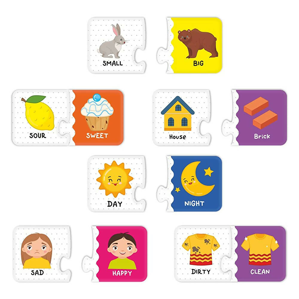 Webby Opposites 2 Pieces Learning Pack Jigsaw Puzzle | Grocsy