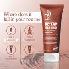 Bake De-Tan Coffee Face Wash with Kojic Acid | Grocsy