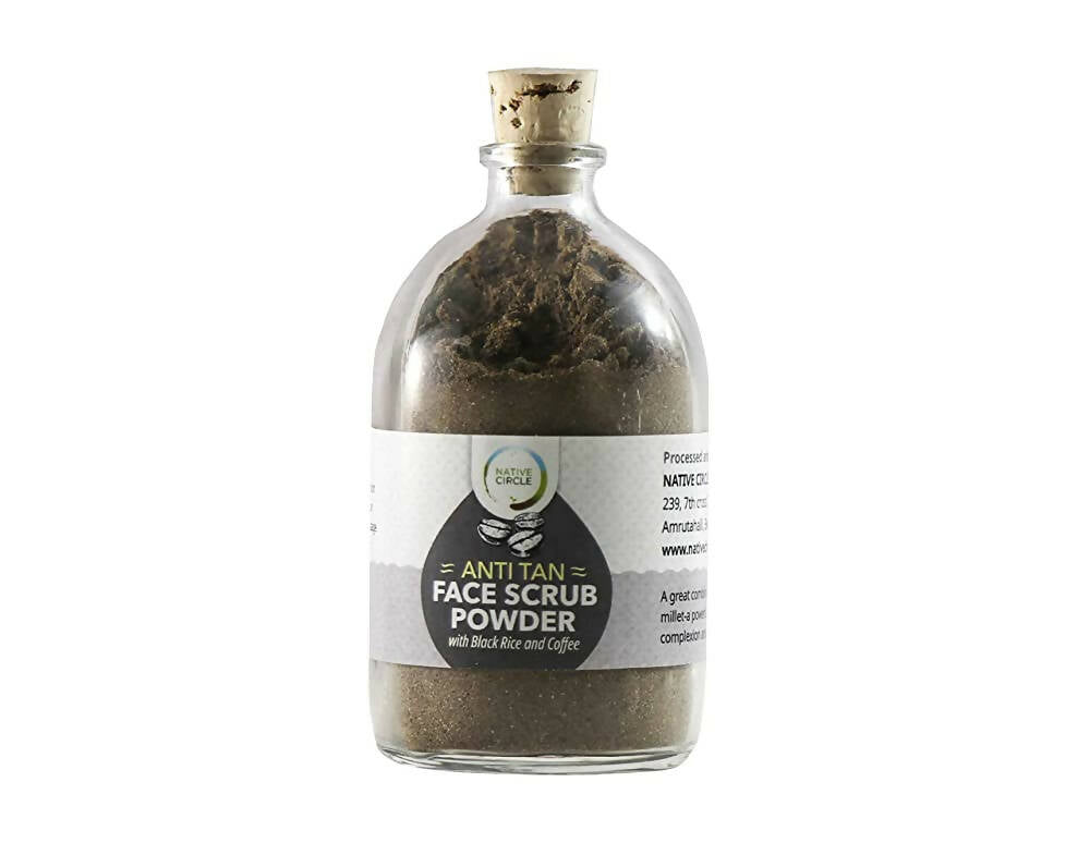 Native Circle Coffee Face Scrub Powder | Grocsy