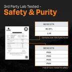 Auric Lab-Certified High-Altitude SJ Resin | 75% Fulvic Acid + Humic Acid | 80+ Trace Minerals with Real Brass Spoon Included | Grocsy
