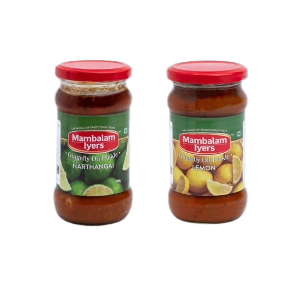 Mambalam Iyers Narthangai & Lemon Pickle Combo | Grocsy