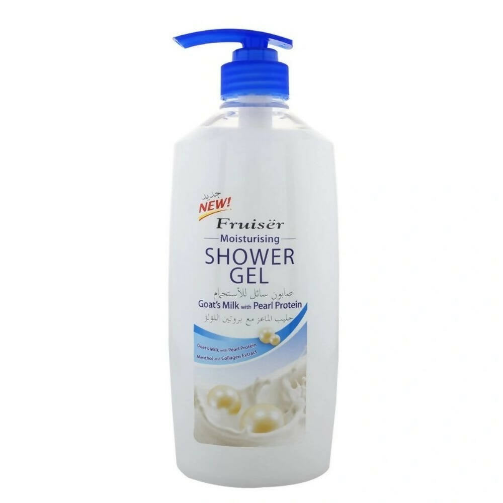 Fruiser Moisturizing Shower Gel Goat Milk With Pearl Protein | Grocsy
