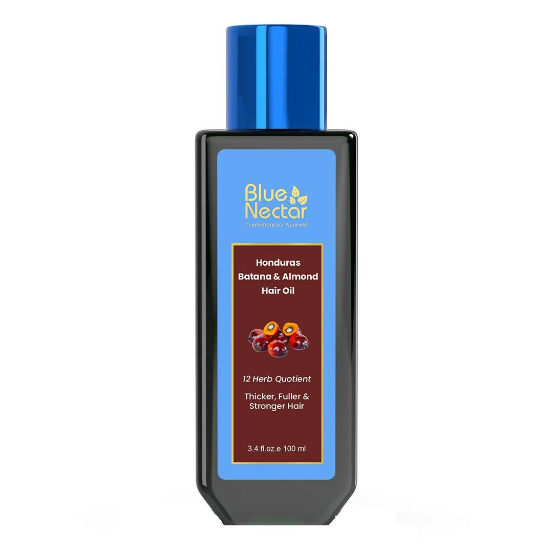 Blue Nectar Batana Hair Oil For Fuller & Thicker Hair | Grocsy