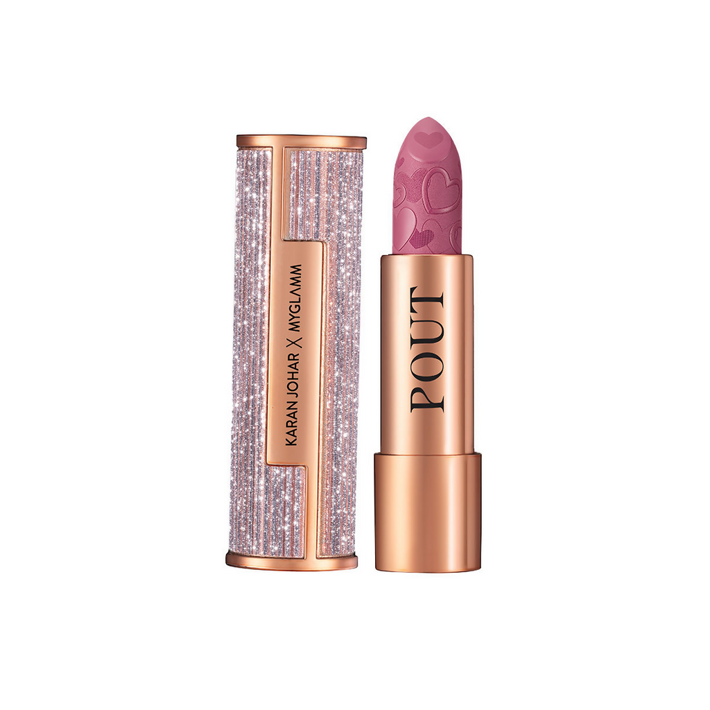 MyGlamm Pout By Karan Johar Intense Matte Plumping Lipstick - Paparazzi Pout | Grocsy