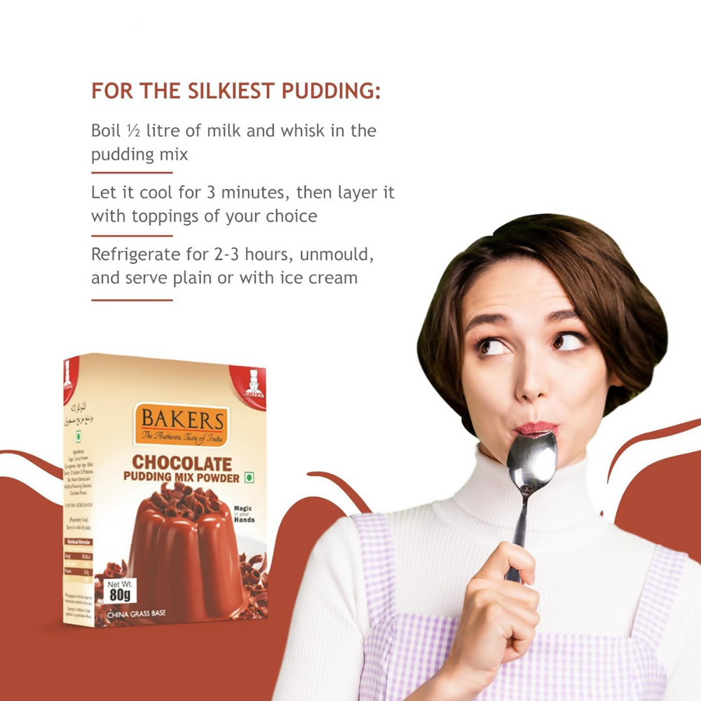 BAKERS Instant Pudding Mix - Chocolate Flavor | Grocsy