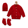 Chutput Kids Cute Red Coloured Solid Pullover Sweater | Grocsy