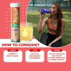 Fast&Up ACV + Carnitine, 500mg ACV , 350mg L-Carnitine, 500mg Garcinia - Lemon Flavour | Grocsy