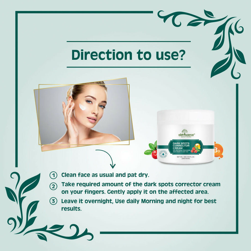 Earth Science Ayurveda Dark Spot Corrector Cream | Grocsy