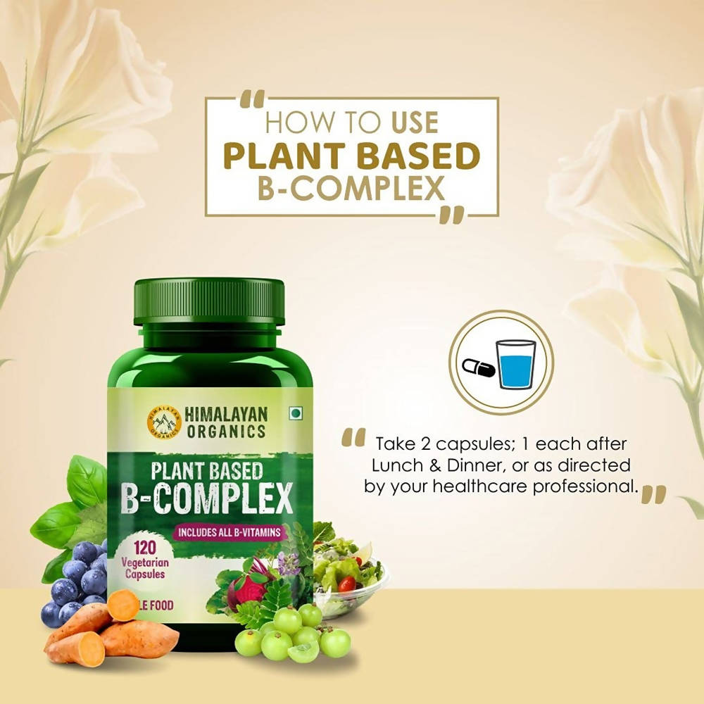 Himalayan Organics Plant Based B-Complex Capsules | Grocsy