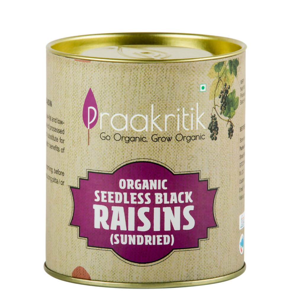 Praakritik Organic Black Raisins | Grocsy