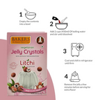 BAKERS Jelly Crystals - Litchi | Grocsy