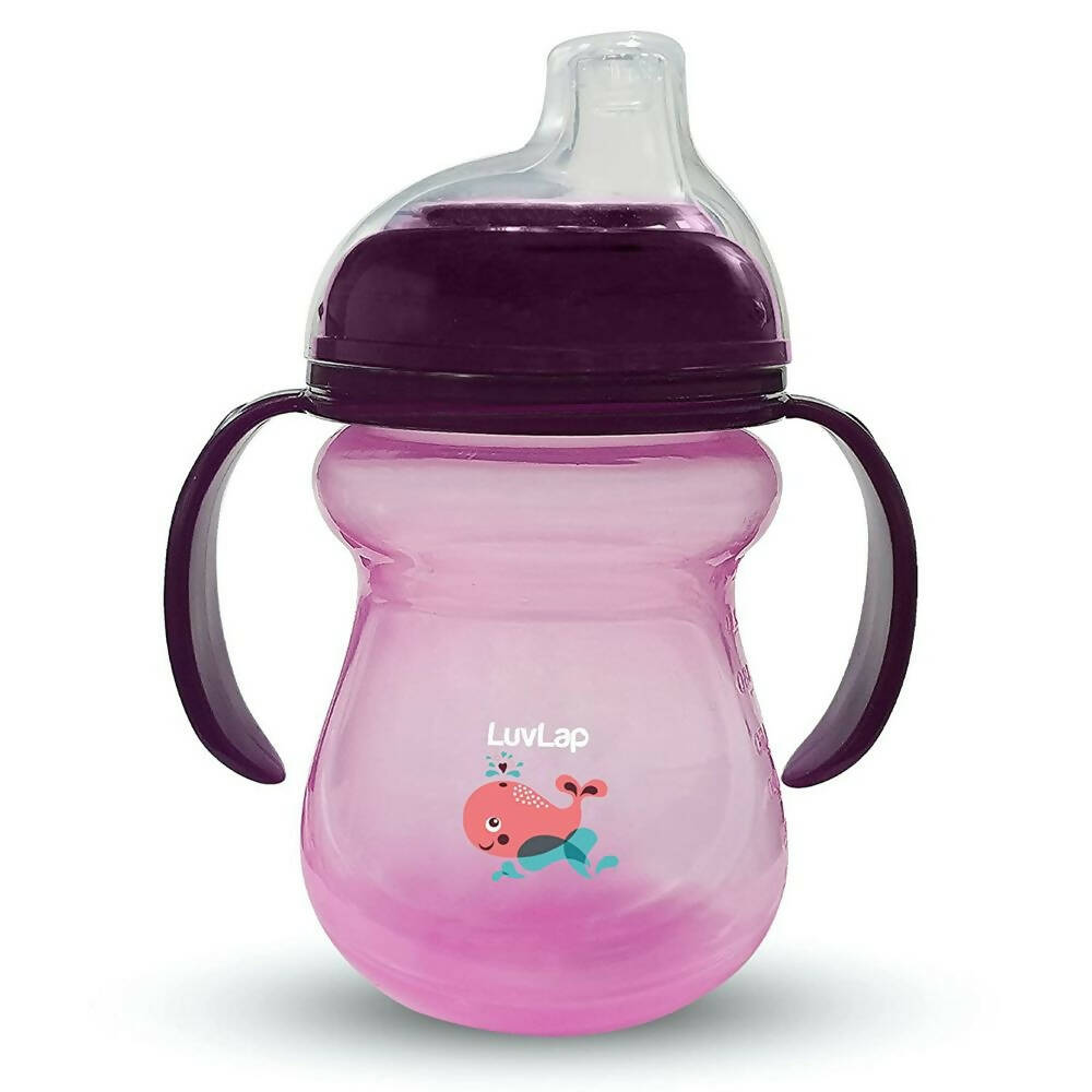 LuvLap Moby Little Spout Sipper for 6m+ (Purple) | Grocsy