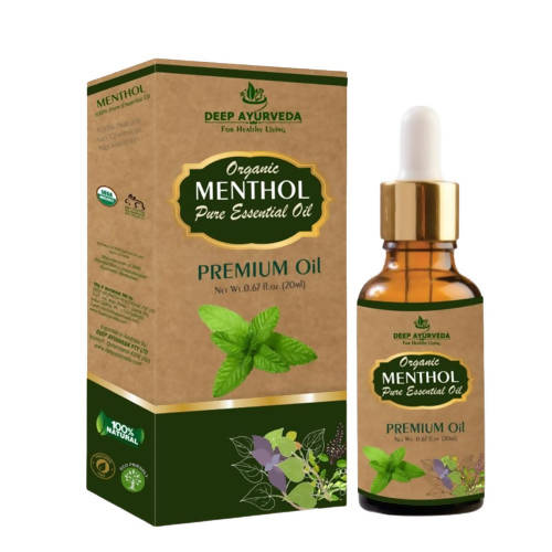 Deep Ayurveda Menthol Pure Essential Oil | Grocsy