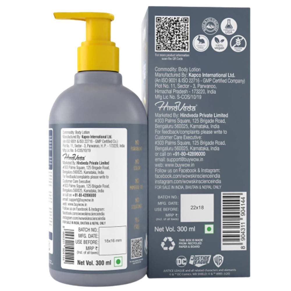 Wow Skin Science Kids Body Lotion - Caped Crusader Batman Edition | Grocsy