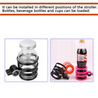Safe-O-Kid Universal Stroller Cup Holder, Carrying Milk Bottle, Stroller/Pram Accessories For Baby, Pink | Grocsy