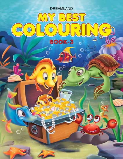 Dreamland My Best Colouring Book - 3 | Grocsy