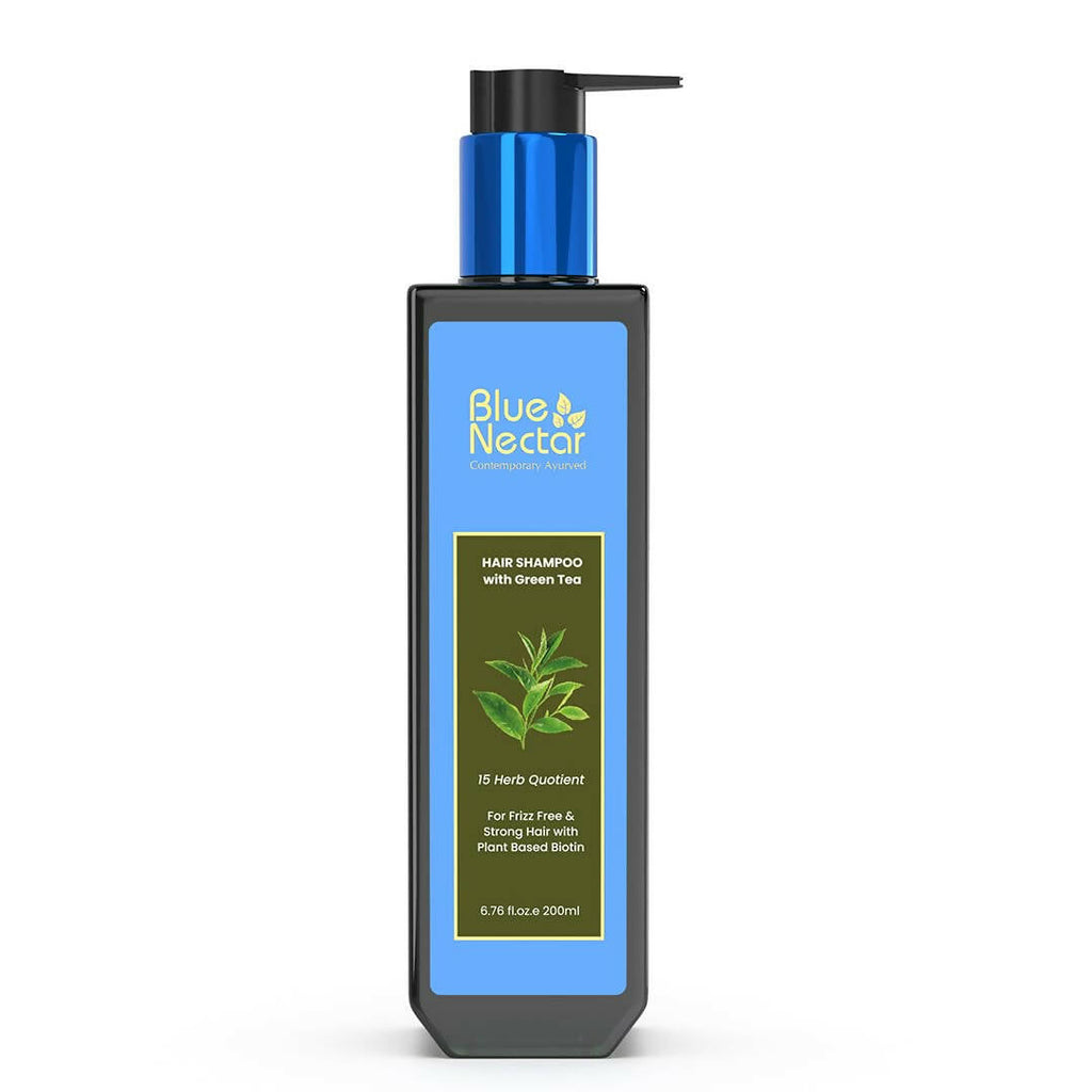 Blue Nectar Anti Frizz Hair Shampoo with Green Tea | Grocsy