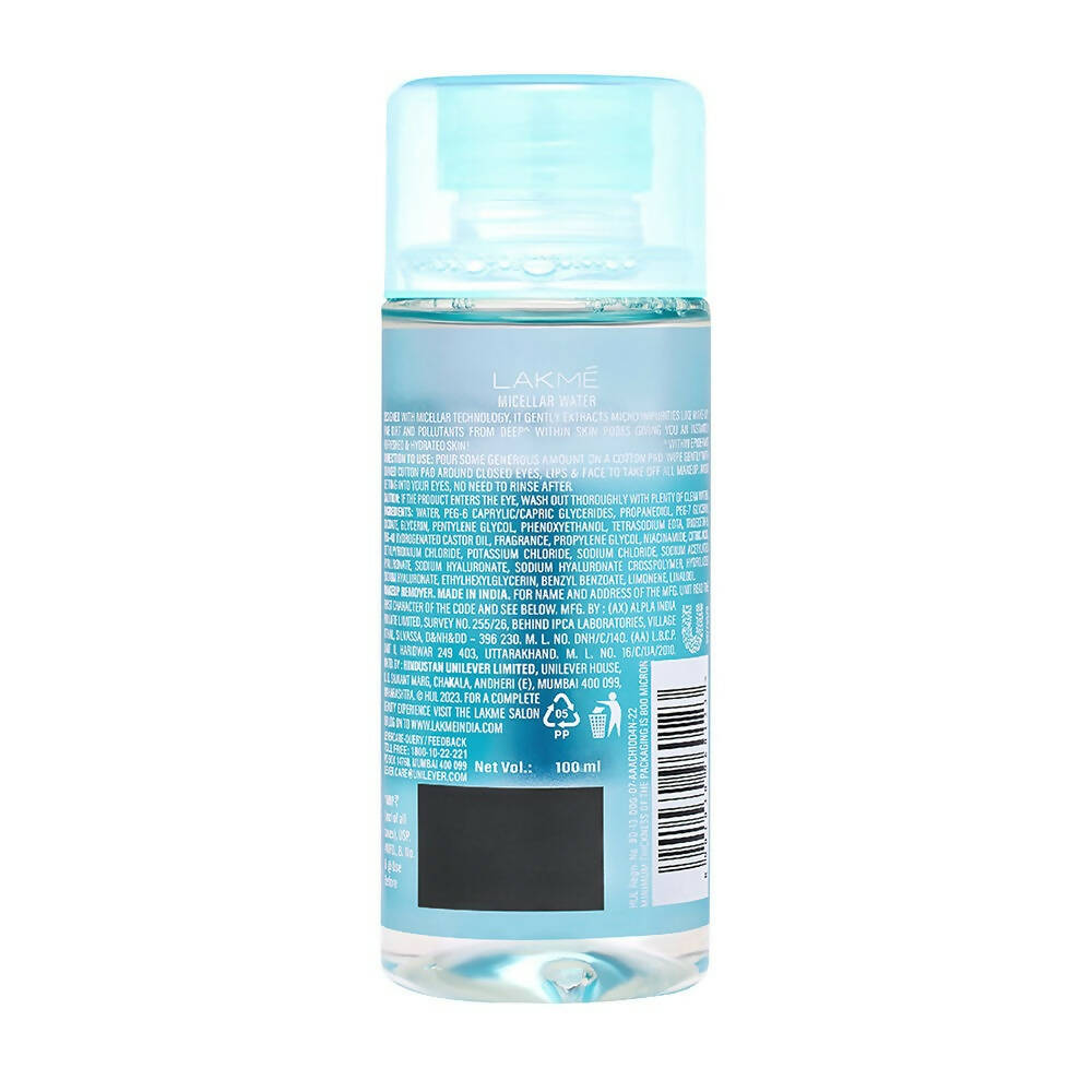 Lakme Micellar Water Make-Up Remover | Grocsy