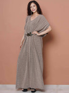 Women Republic Hand Embellished Golden Gown | Grocsy