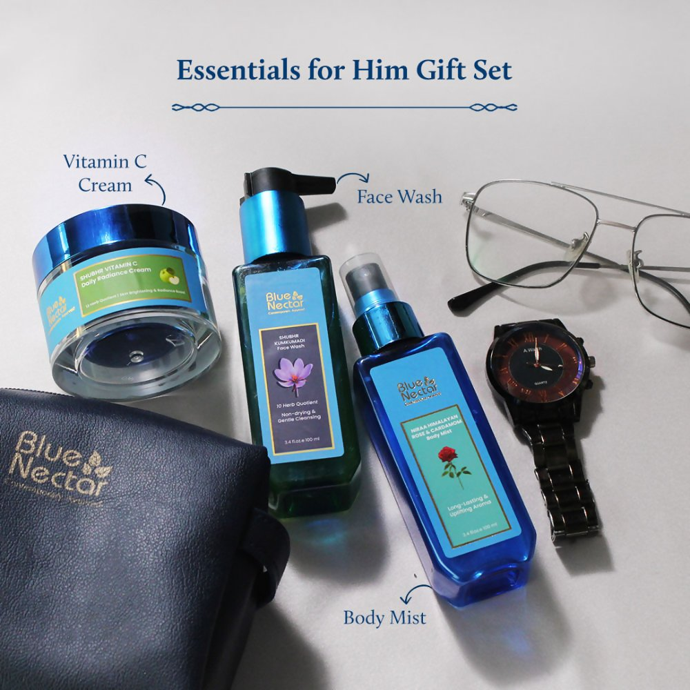 Blue Nectar Anniversary & Birthday Essentials Gift Set | Grocsy