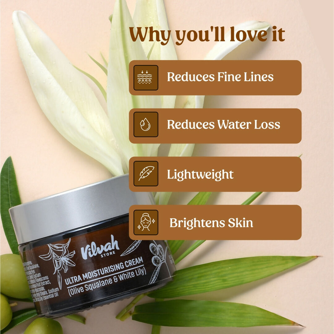 Vilvah Store Ultra Moisturising Cream (Fine lines & Wrinkles) | Grocsy