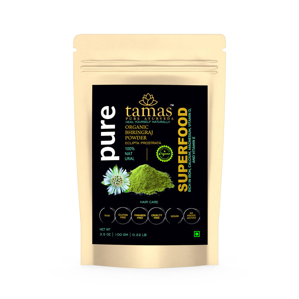 Tamas Pure Ayurveda Superfood Organic Bhringraj Powder | Grocsy