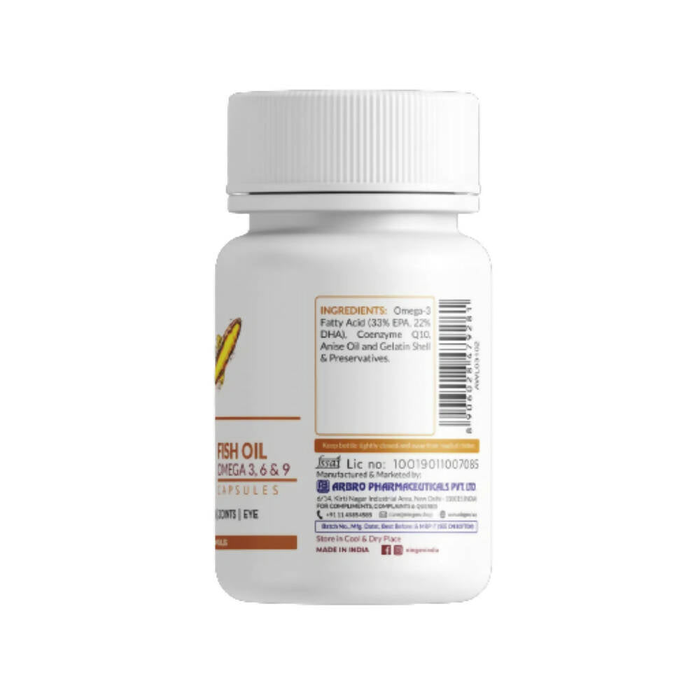 Ningen Omega 3-6-9 Fish Oil Capsules | Grocsy