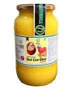 Yugmantra Organic Foods Pure A2 Natural Desi Cow Ghee Sahiwal | Handmade Desi Ghee | Grassfed, Golden, Grainy, Natural Fresh | Grocsy